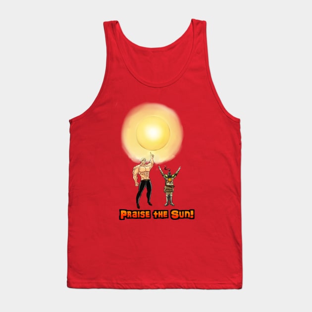 Praise The Sun Tank Top by PixhelBaby